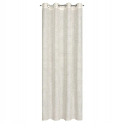 Zasłona gotowa boho lekka ecru 140X250 Naturalna