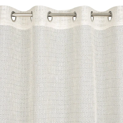 Zasłona gotowa boho lekka ecru 140X250 Naturalna