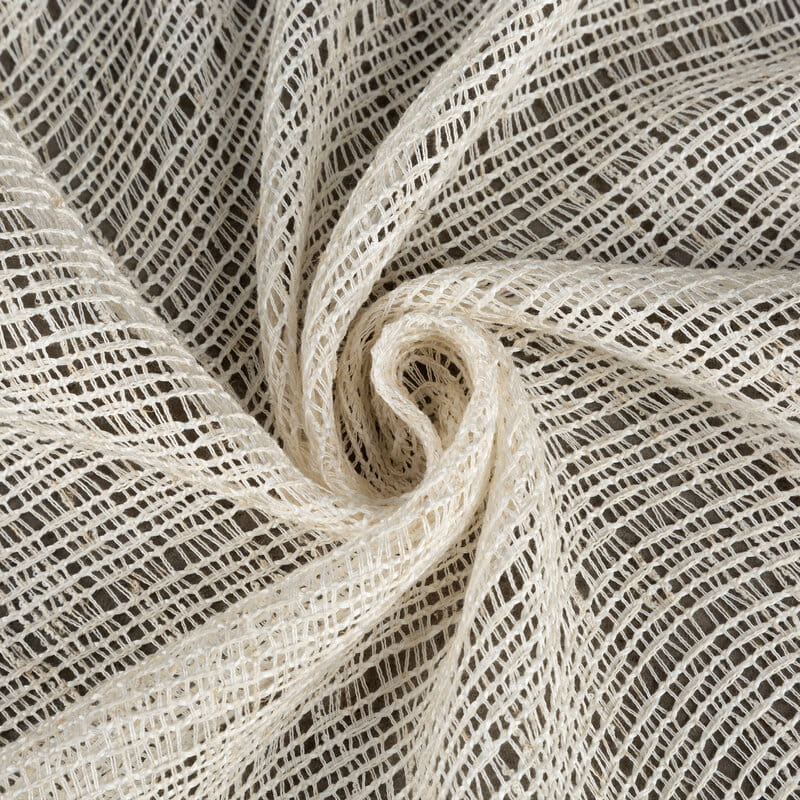 Zasłona gotowa boho lekka ecru 140X250 Naturalna