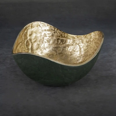 MISA DEKORACYJNA PEDRO3 25X25X13 CM Zielona