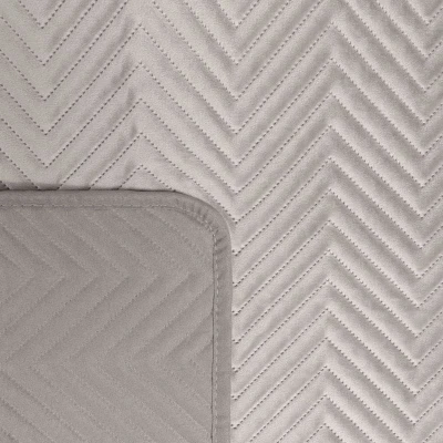Koc Narzuta Kapa Dekoracyjna Welurowa 220X240 Beżowa