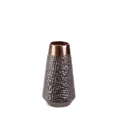 WAZON DEKORACYJNY 14X26 CM STALOWY