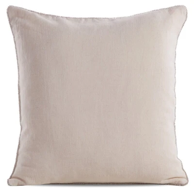 Poszewka na poduszkę Lniana Len boho 43X43 Kremowa