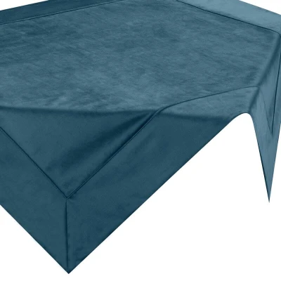 Obrus Bieżnik Welurowy Velvet 85X85 CM GRANATOWY