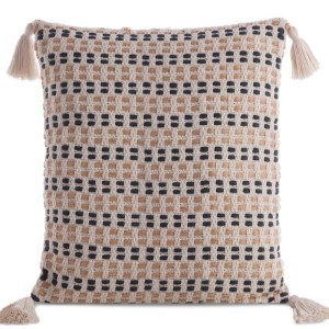 Poszewka Dekoracyjna BOHO Eko Beż 45X45 Kremowa