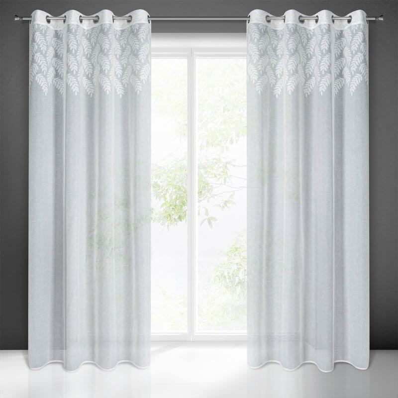 FIRANA GOTOWA ANET ORTEX 140X250 CM Biała