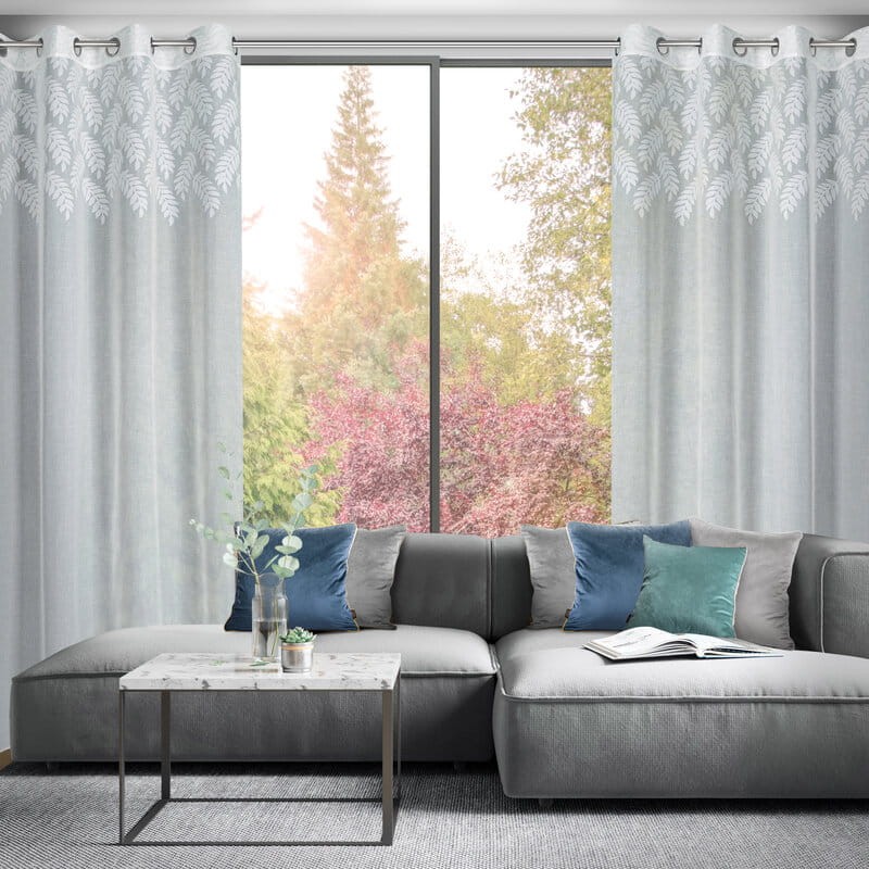 FIRANA GOTOWA ANET ORTEX 140X250 CM Biała