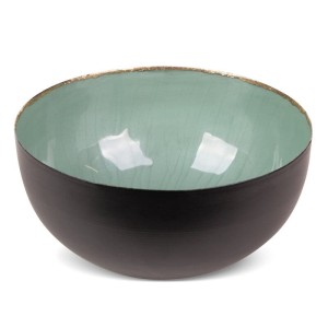 Misa dekoracyjna DORA 20x9 cm czarna, żelazo, nowoczesny design
