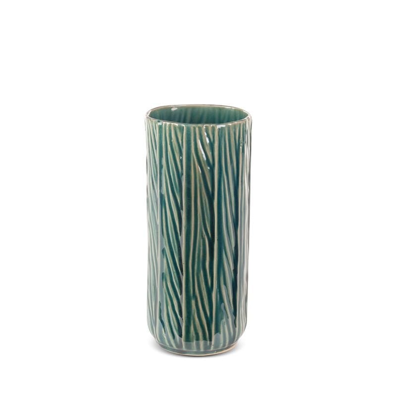 WAZON DEKORACYJNY REA 12X28 CM ZIELONY