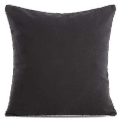 Poszewka na poduszkę Lniana Len boho 43X43 Czarna