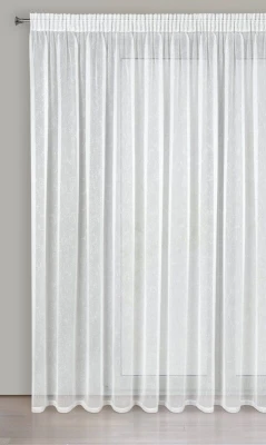 Firana gotowa KELLY NA TAŚMIE 300 X 250 CM Biała