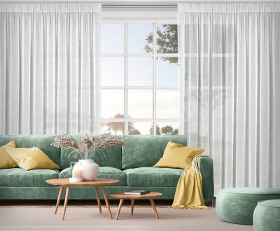 Firana gotowa KELLY NA TAŚMIE 300 X 250 CM Biała