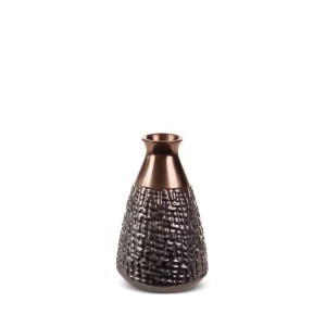 Wazon dekoracyjny Morena 13x20 cm, beżowy, glinka ceramiczna