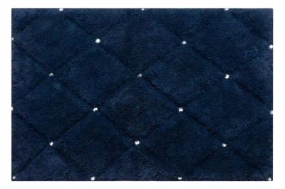 DYWANIK ŁAZIENKOWY CHIC (2) 60X90 CM GRANATOWY
