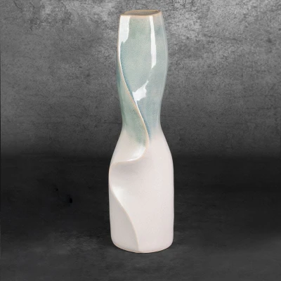 WAZON DEKORACYJNY LIANA 16X62 CM KREMOWY