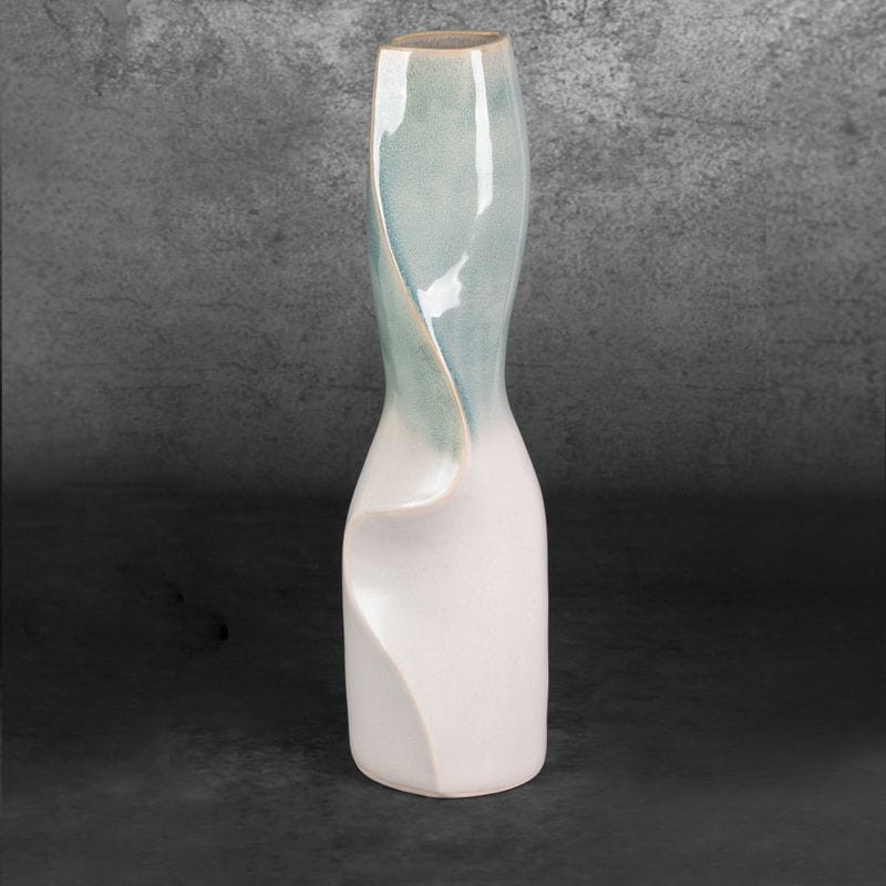 WAZON DEKORACYJNY LIANA 16X62 CM KREMOWY