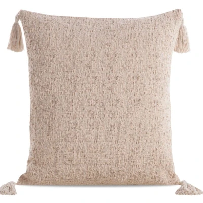 Poszewka Dekoracyjna BOHO Eko Beż 7 45X45 Beżowa