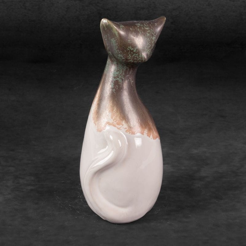FIGURKA DEKORACYJNA KATIA 13X12X32 CM KREMOWY
