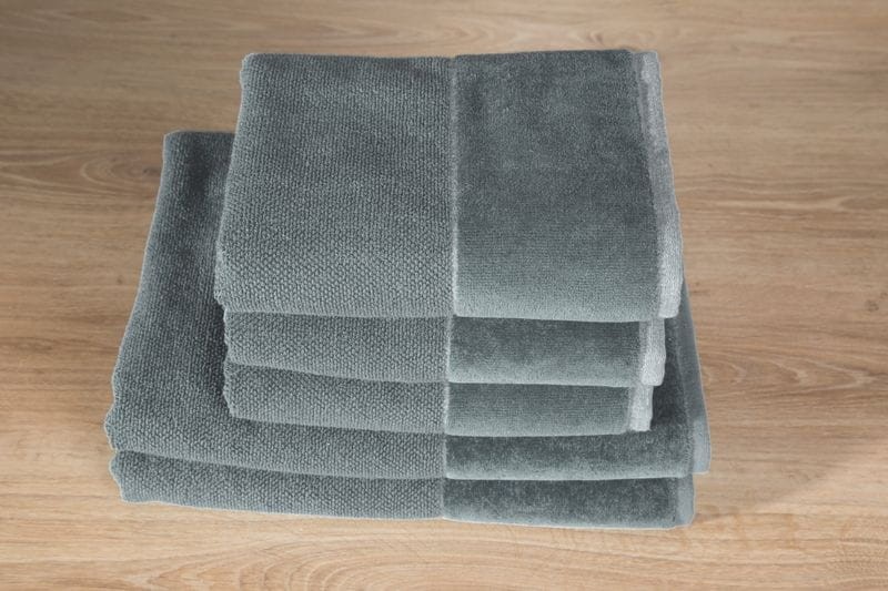 RĘCZNIK Bawełniany Frotte 50X90 CM STALOWY