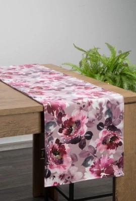 Obrus Bieżnik Welurowy Velvet 1 35X180 CM PUDROWY