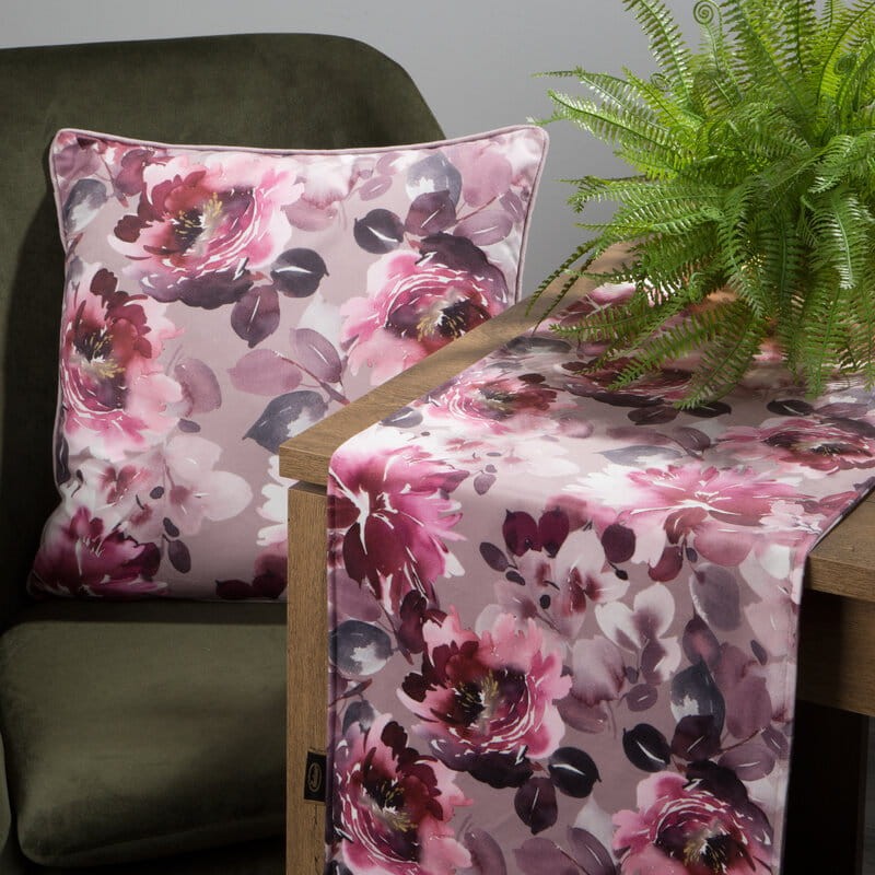 Obrus Bieżnik Welurowy Velvet 1 35X180 CM PUDROWY