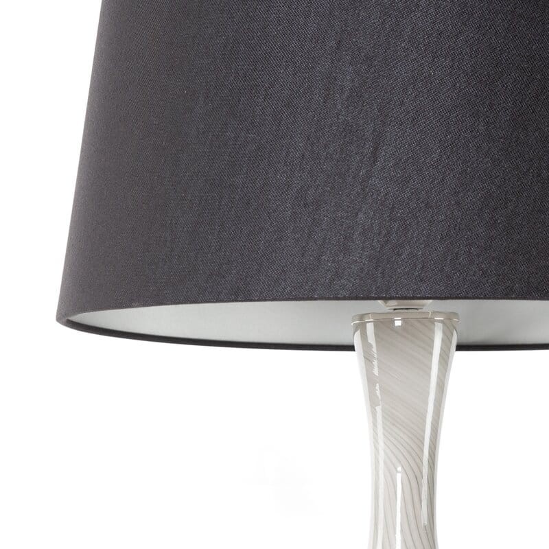 Lampa Dekoracyjna Glamour 32x39x73cm Czarna