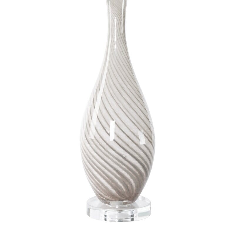 Lampa Dekoracyjna Glamour 32x39x73cm Czarna
