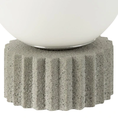 Lampa Dekoracyjna Glamour 16x22cm Biała