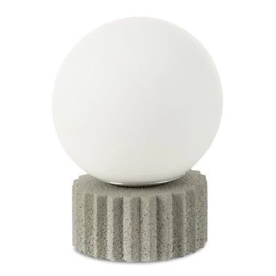 Lampa Dekoracyjna Glamour 16x22cm Biała