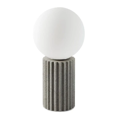 Lampa Dekoracyjna Glamour 16x40cm Biała