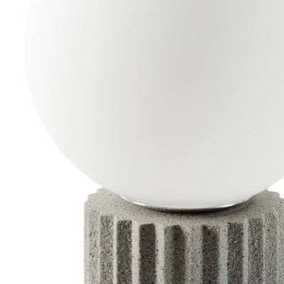 Lampa Dekoracyjna Glamour 16x40cm Biała