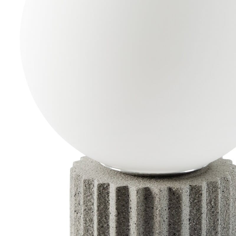 Lampa Dekoracyjna Glamour 16x40cm Biała