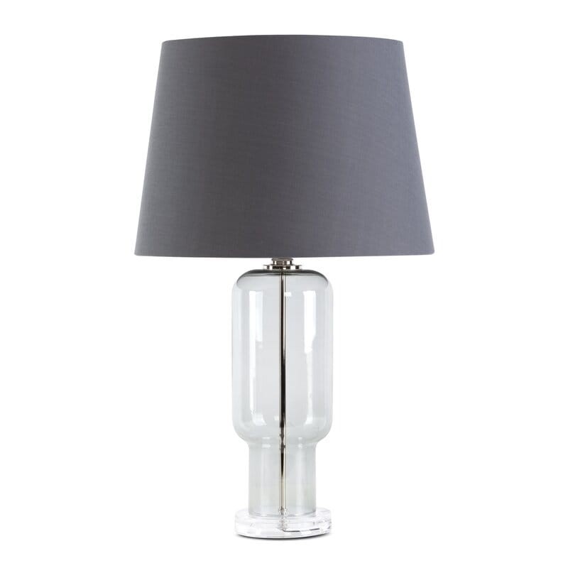 Lampa Dekoracyjna Glamour 32x40x66cm Szara