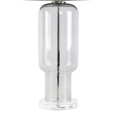 Lampa Dekoracyjna Glamour 32x40x66cm Szara