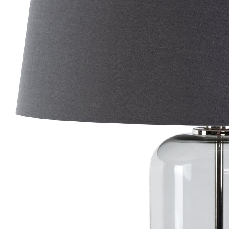 Lampa Dekoracyjna Glamour 32x40x66cm Szara