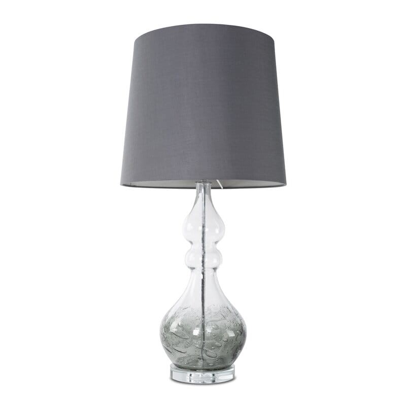 Lampa Dekoracyjna Glamour 32x38x76cm Szara