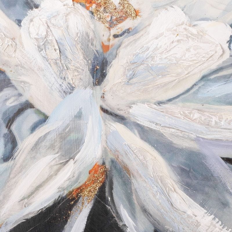Obraz ręcznie malowany na płótnie 80x80cm Czarny