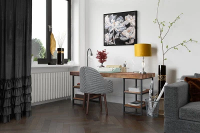Obraz ręcznie malowany na płótnie 80x80cm Czarny