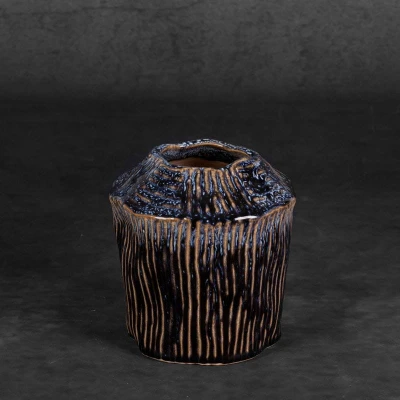 Wazon Dekoracyjny 13x14cm Granatowy