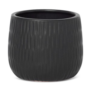 Donica Doniczka Ceramiczna 16x13cm Czarna