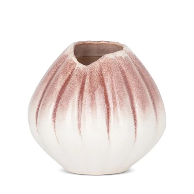 Wazon Dekoracyjny 19x18cm Kremowy