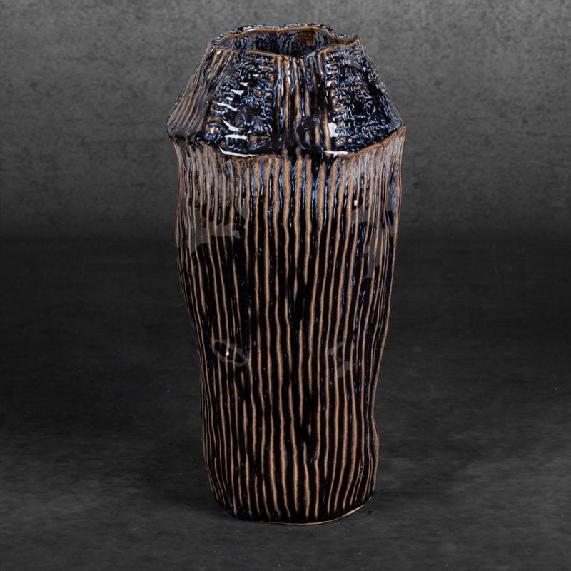 Wazon Dekoracyjny 16x32cm Granatowy