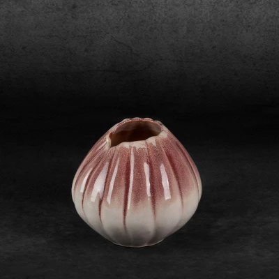 Wazon Dekoracyjny 18x14cm Kremowy