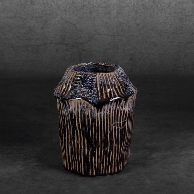 Wazon Dekoracyjny 16x21cm Granatowy