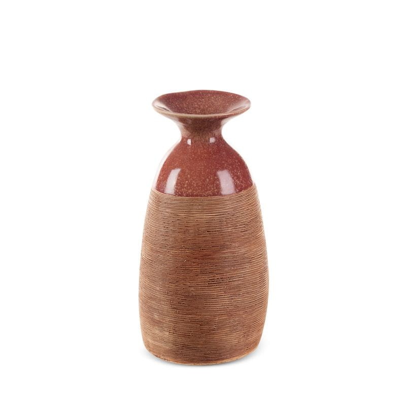 Wazon Dekoracyjny 17x16x31cm Czerwony