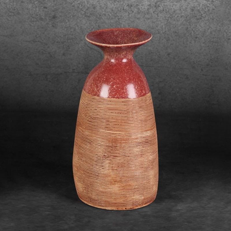 Wazon Dekoracyjny 17x16x31cm Czerwony