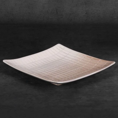 Patera Dekoracyjna Taca 27x27x5cm Kremowy