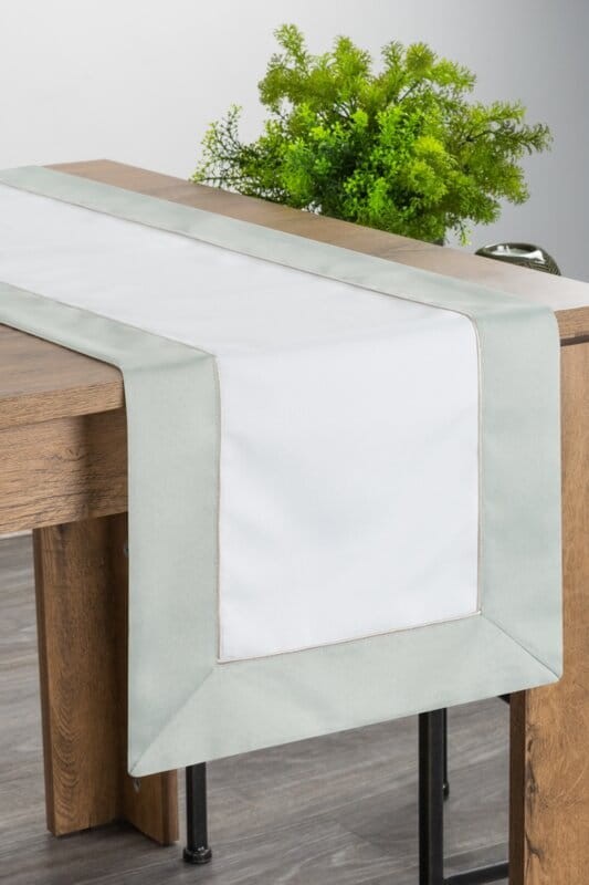 Obrus Bieżnik 40x180cm Kremowy