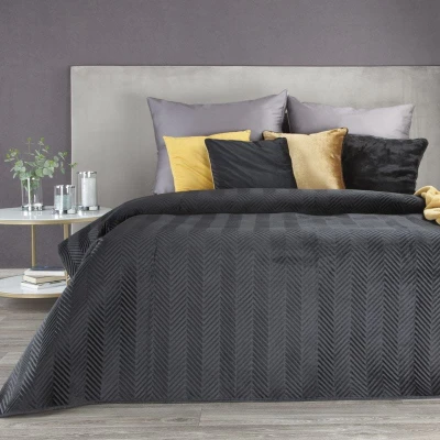 Narzuta Koc Pled 170x210cm Czarna