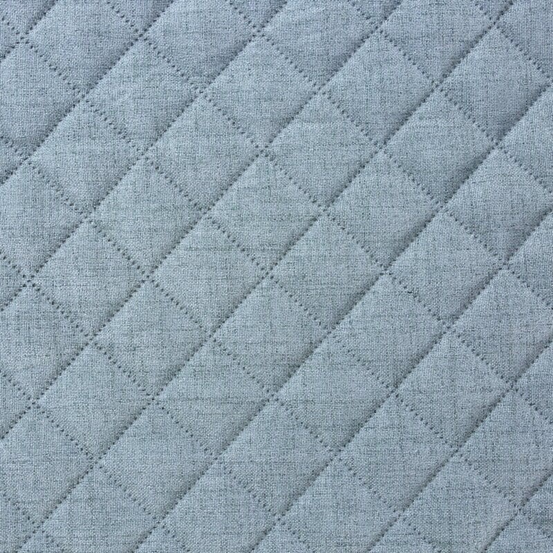 Narzuta Koc Pled Len Lniana 220x240cm Niebieska